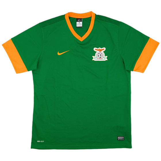 2013-14 Zambia Home Shirt - 10/10 - (XXL)