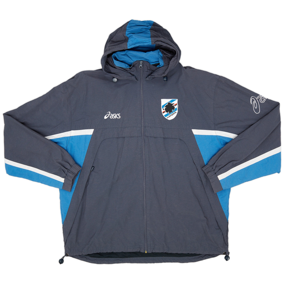 1994-95 Sampdoria Asics Hooded Track Jacket - 8/10 - (XL)