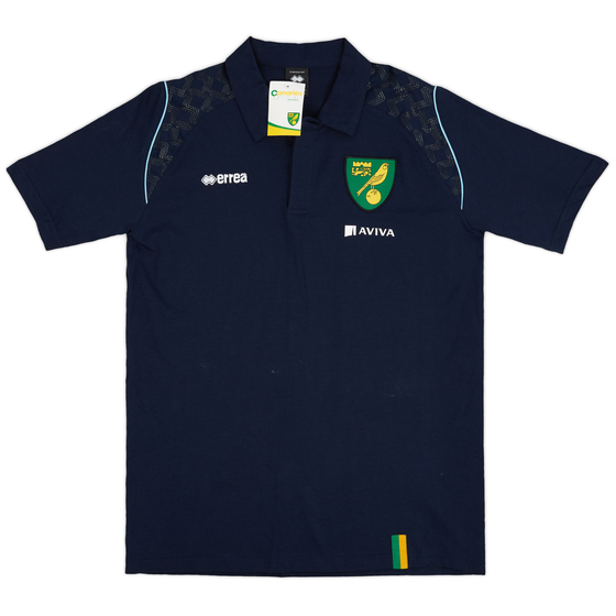 2013-14 Norwich Errea Polo T-Shirt