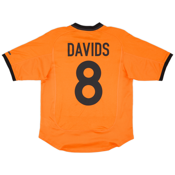 2000-02 Netherlands Home Shirt Davids #8 - 9/10 - (S)