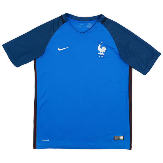2016-17 France Home Shirt - 9/10 - (XL.Boys)