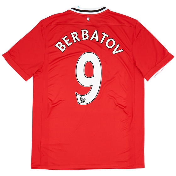 2011-12 Manchester United Home Shirt Berbatov #9 (L)