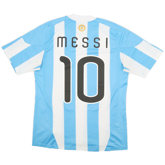 2010-11 Argentina Home Shirt Messi #10 - 9/10 - (L)
