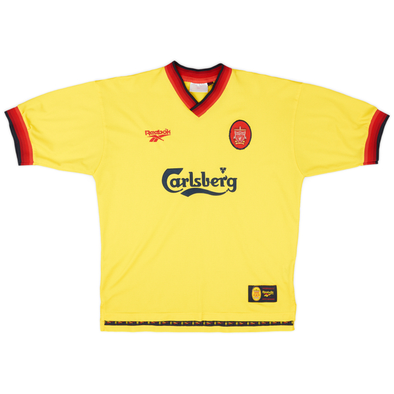 1997-99 Liverpool Away Shirt Fowler #9 - 7/10 - (L)
