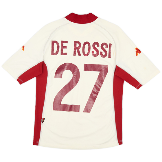 2001-02 Roma Away Shirt De Rossi #27 - 6/10 - (M)