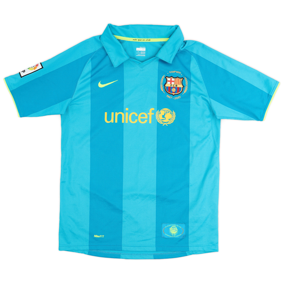 2007-09 Barcelona Away Shirt - 8/10 - (XL.Boys)