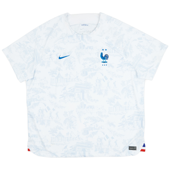 2022-23 France Away Shirt - 9/10 - (3XL)