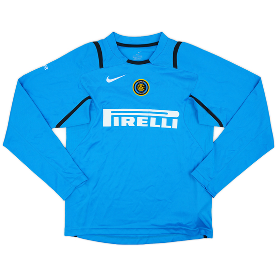 2006-07 Inter Nike L/S Training Shirt - 9/10 - (M.Boys)