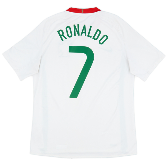 2008-10 Portugal Away Shirt Ronaldo #7 - 8/10 - (M)