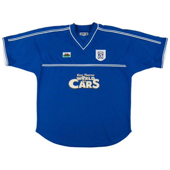 2001-02 Cardiff Home Shirt - 9/10 - (XL)