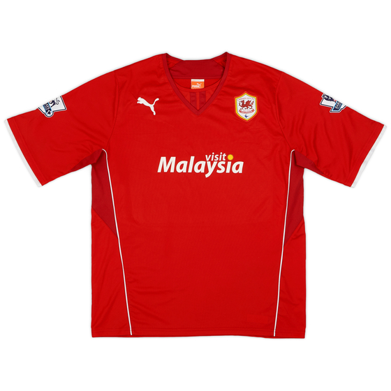 2013-14 Cardiff Home Shirt - 8/10 - (XL)