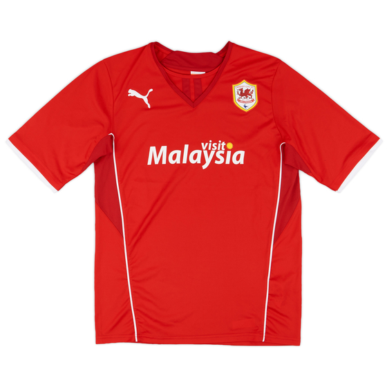 2013-14 Cardiff Home Shirt - 8/10 - (M)