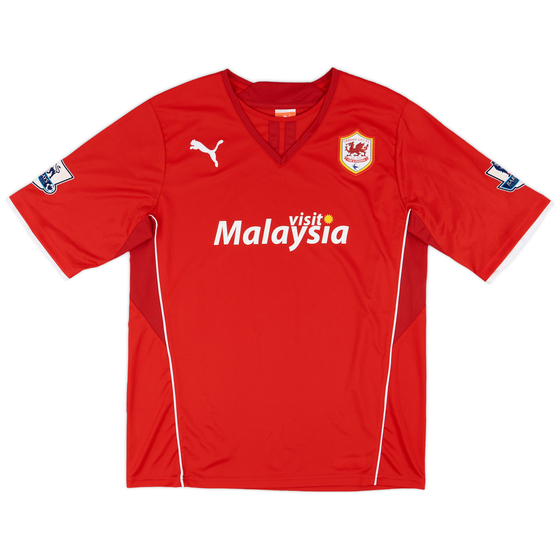 2013-14 Cardiff Home Shirt - 8/10 - (L)