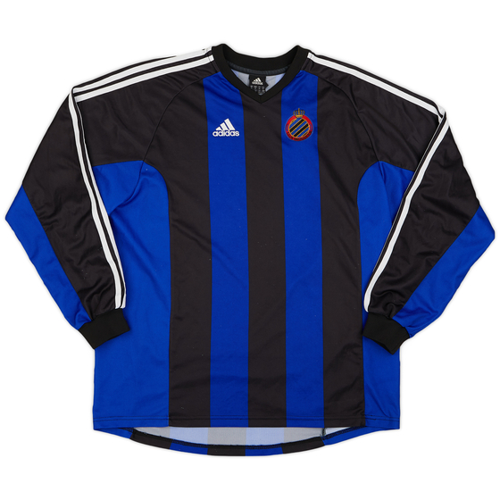 2002-04 Club Brugge Home L/S Shirt - 8/10 - (XL)