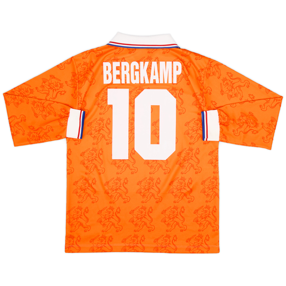 1994 Netherlands Home L/S Shirt Bergkamp #10 - 8/10 - (M)