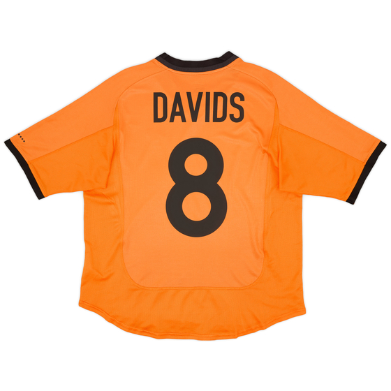 2000-02 Netherlands Home Shirt Davids #8 - 9/10 - (L)