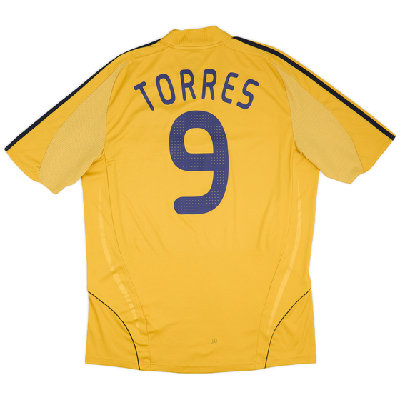 2008-10 Spain Away Shirt Torres #9 - 7/10 - (L)