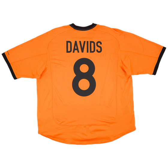 2000-02 Netherlands Home Shirt Davids #8 - 7/10 - (XL)