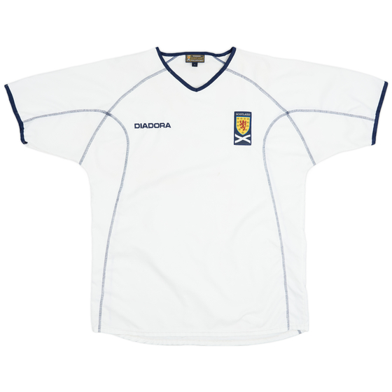 2003-05 Scotland Diadora Training Shirt - 8/10 - (L)
