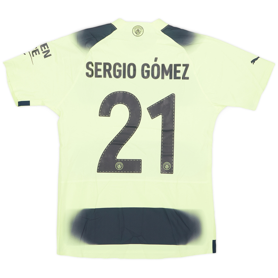 2022-23 Manchester City Player Issue Third Shirt Sergio Gomez #21