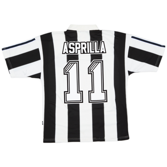 1995-97 Newcastle Home Shirt Asprilla #11 - 8/10 - (S)