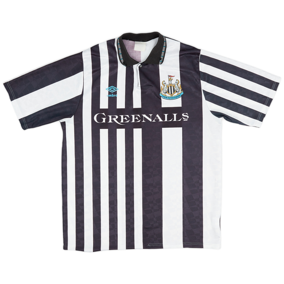 1990-91 Newcastle United Home Shirt - 9/10 - (L)