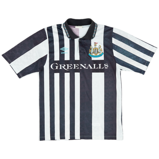 1990-91 Newcastle United Home Shirt - 8/10 - (S)