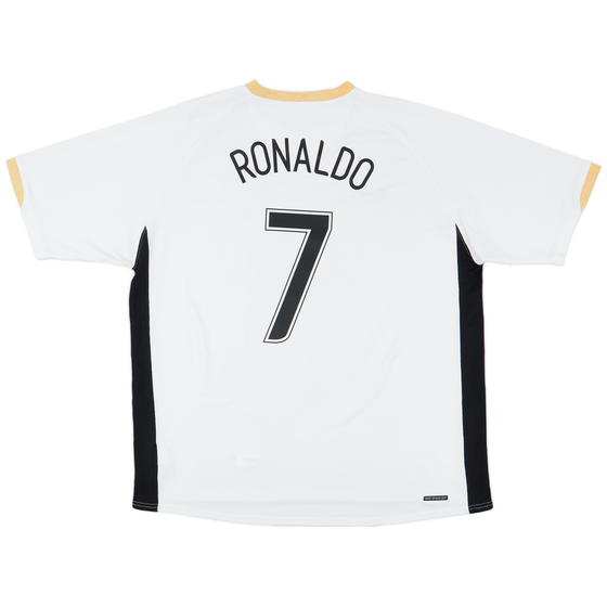 2006-08 Manchester United Away Shirt Ronaldo #7 - 9/10 - (XXL)
