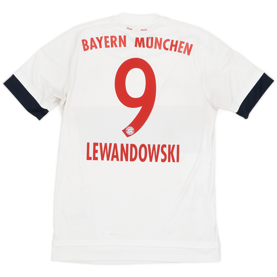 2015-16 Bayern Munich Away Shirt Lewandowski #9 - 6/10 - (S)