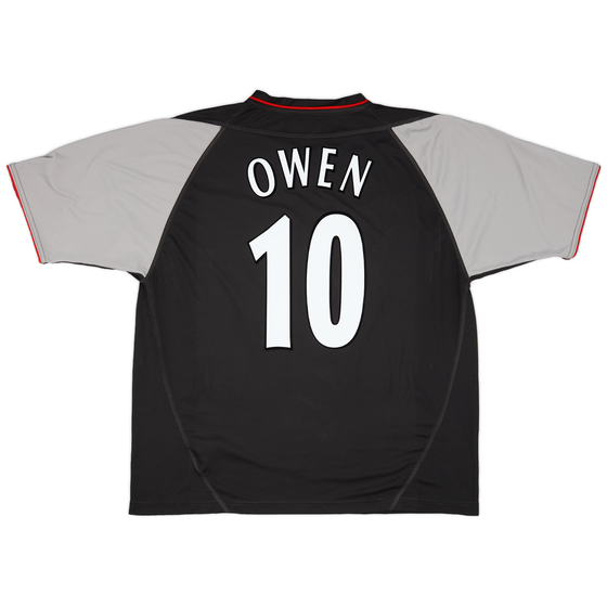 2002-04 Liverpool Away Shirt Owen #10 - 8/10 - (XL)