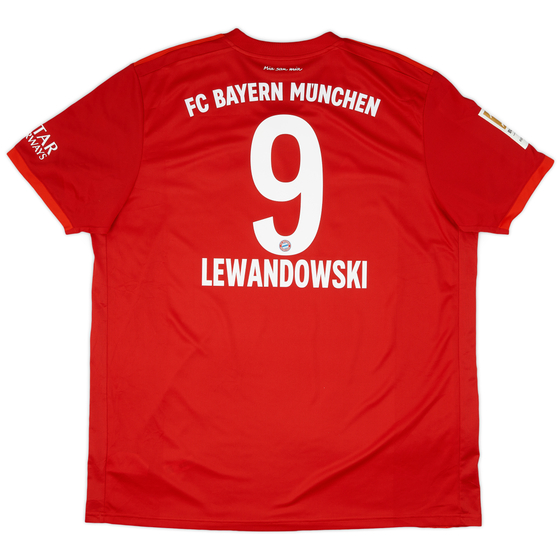 2019-20 Bayern Munich Home Shirt Lewandowski #9 - 7/10 - (XXL)