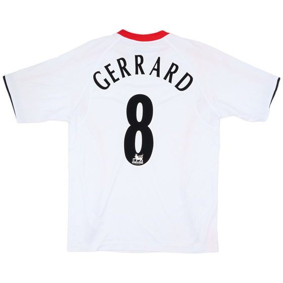 2005-06 Liverpool Away Shirt Gerrard #8 - 5/10 - (M)