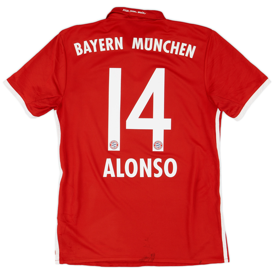 2016-17 Bayern Munich Home Shirt Alonso #14 - 8/10 - (S)