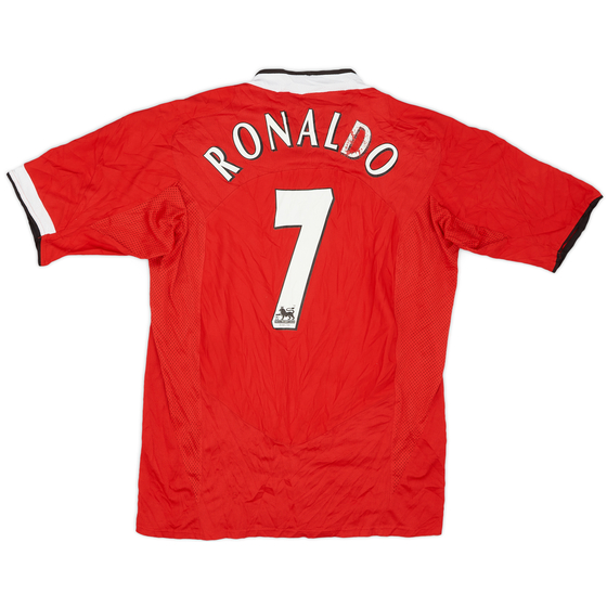 2004-06 Manchester United Home Shirt Ronaldo #7 - 5/10 - (L)