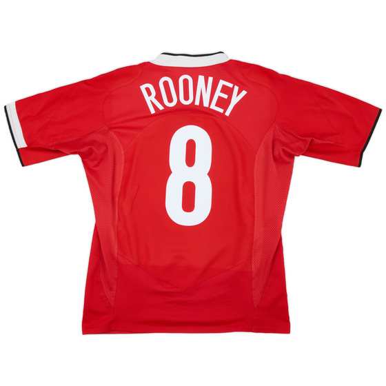 2004-06 Manchester United Home Shirt Rooney #8 - 4/10 - (L)