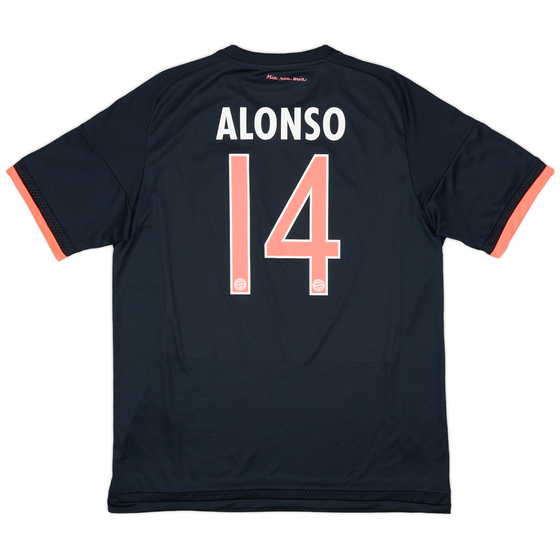 2015-16 Bayern Munich Third Shirt Alonso #14 - 8/10 - (L)