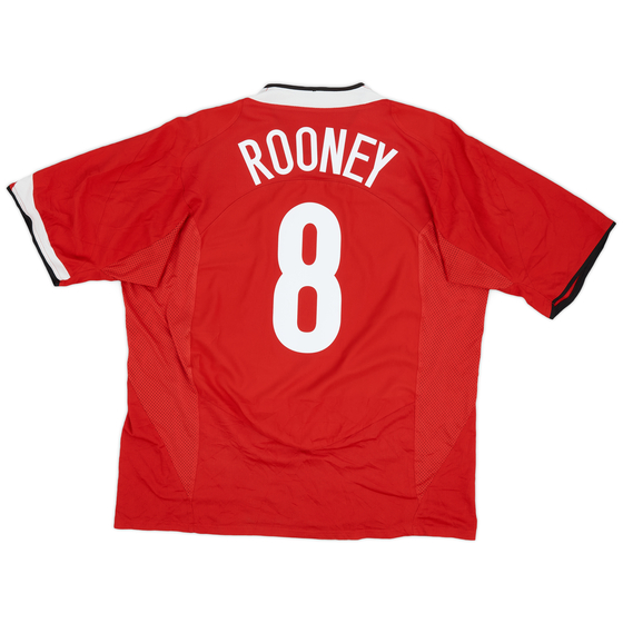 2004-06 Manchester United Home Shirt Rooney #8 - 5/10 - (XL)