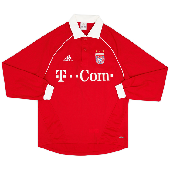 2005-06 Bayern Munich Home L/S Shirt - 9/10 - (S)