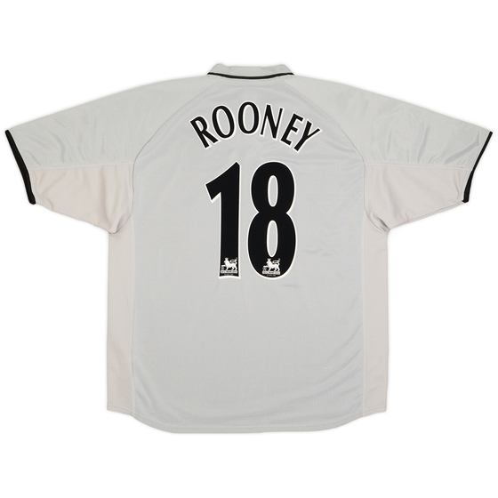 2001-02 Everton Away Shirt Rooney #18 - 9/10 - (L)