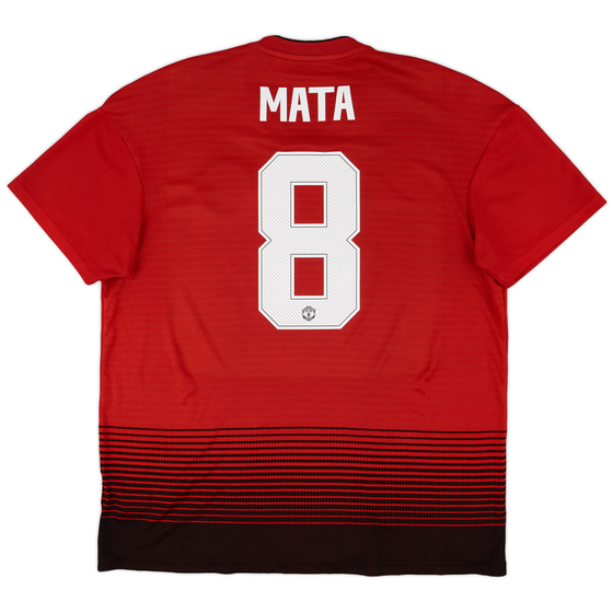 2018-19 Manchester United Home Shirt Mata #8 - 8/10 - (XL)