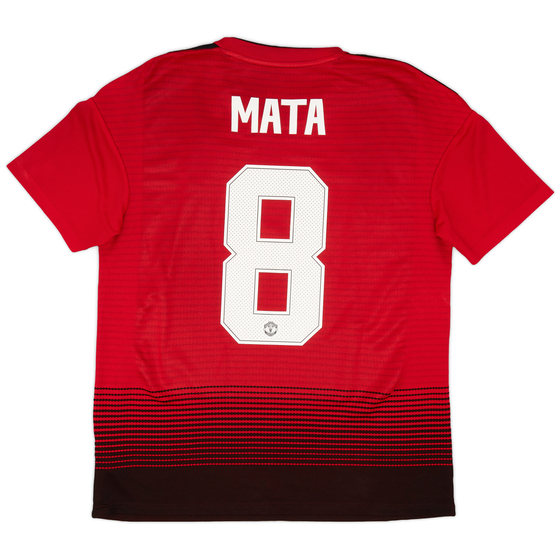 2018-19 Manchester United Home Shirt Mata #8 - 8/10 - (M)