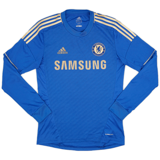 2012-13 Chelsea Home L/S Shirt - 7/10 - (S)