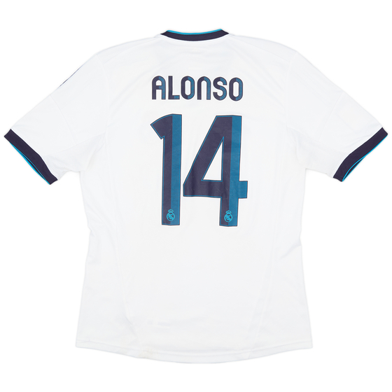 2012-13 Real Madrid Home Shirt Alonso #14 - 5/10 - (M)