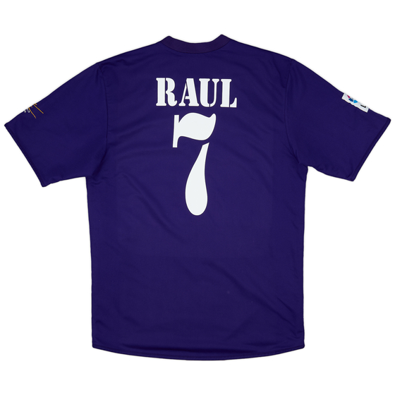 2001-02 Real Madrid Centenary Third Shirt Raul #7 - 9/10 - (XL)