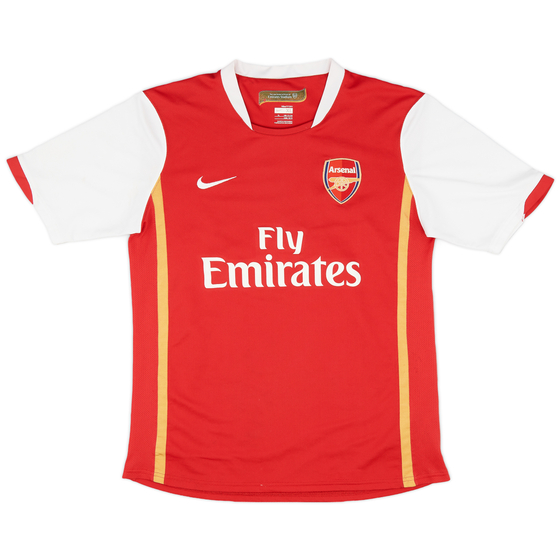 2006-08 Arsenal Home Shirt - 9/10 - (XL.Boys)