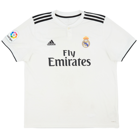 2018-19 Real Madrid Home Shirt - 7/10 - (XL)