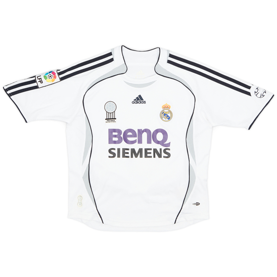 2006-07 Real Madrid Home Shirt - 9/10 - (S.Boys)