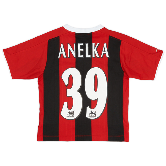 2003-04 Manchester City Away Shirt Anelka #39 - 9/10 - (XS.Boys)