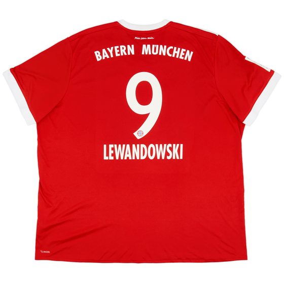 2017-18 Bayern Munich Home Shirt Lewandowski #9 - 8/10 - (3XL)