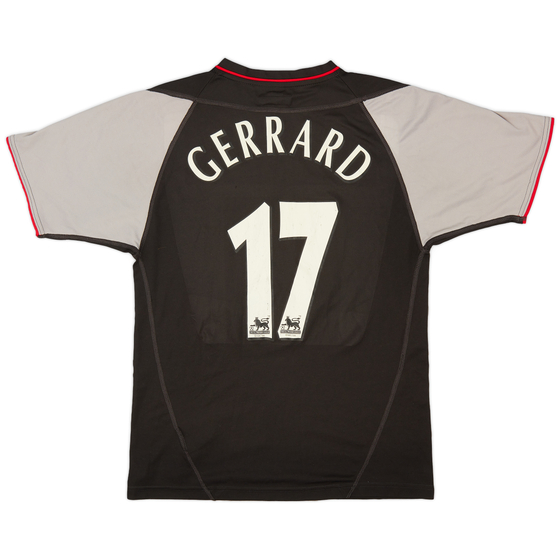 2002-04 Liverpool Away Shirt Gerrard #17 - 8/10 - (S)